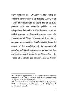 L'accord-cadre en droit des marchés publics :