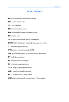 L'Infiltrat lymphocytaire tumoral (TILs):