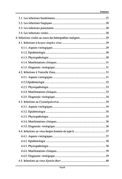 Les viroses au cours des hémopathies malignes