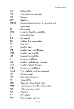 Les viroses au cours des hémopathies malignes
