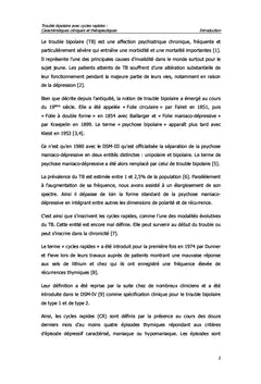 Le trouble bipolaire avec cycles rapides