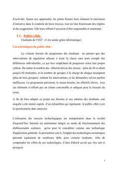 L'impact de l'usage des dispositifs numériques