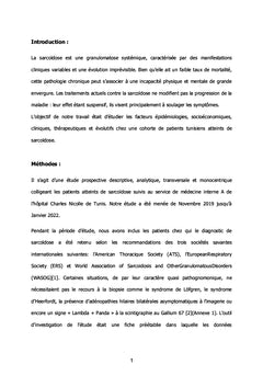 Sarcoïdose: une granulomatose qui cache bien son jeu!