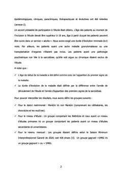 Sarcoïdose: une granulomatose qui cache bien son jeu!