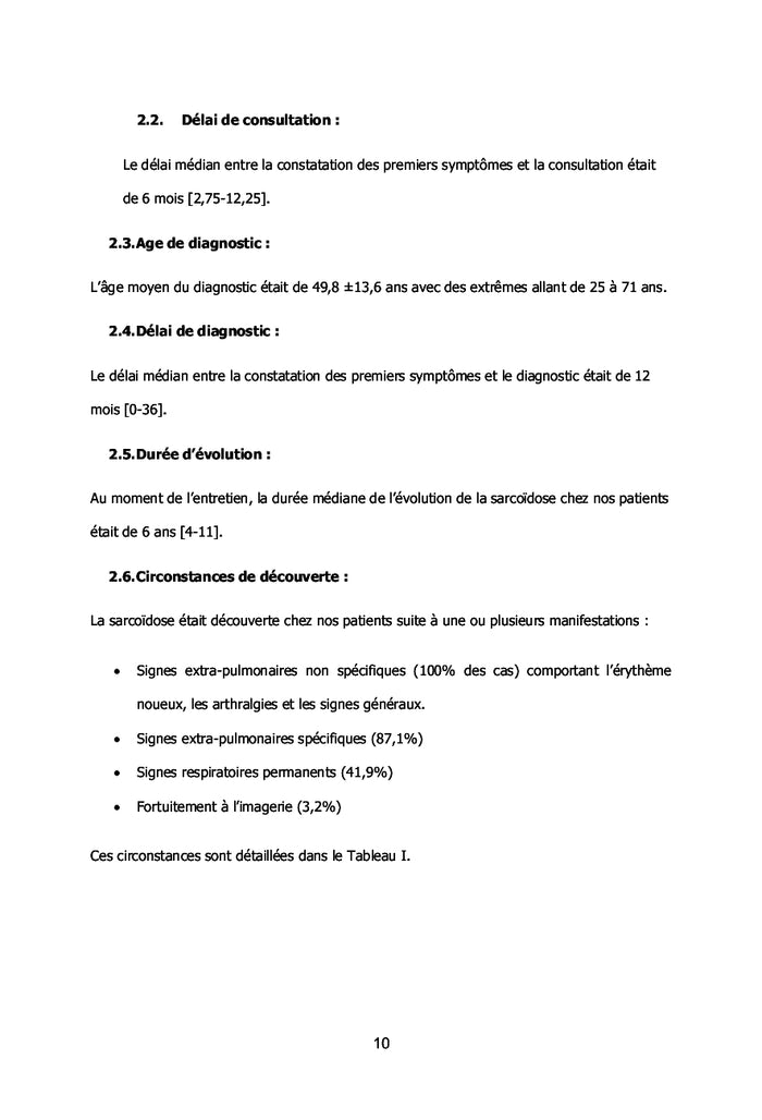 Sarcoïdose: une granulomatose qui cache bien son jeu!