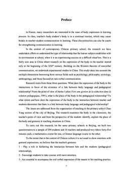 Expressions du corps dans les interactions entre élèves et enseignants
