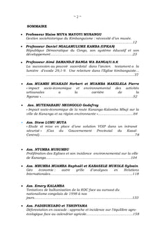 REVUE DE L'UNIVERSITÉ SIMON KIMBANGU DE KINSHASA Numéro 2