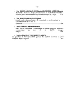 REVUE DE L'UNIVERSITÉ SIMON KIMBANGU DE KINSHASA Numéro 2