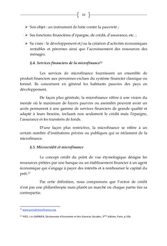 Microfinance et financement de Micro-entreprises en RD Congo 3e partie