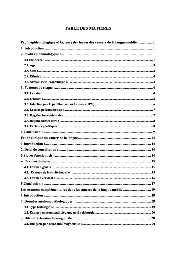 Le cancer de la langue mobile