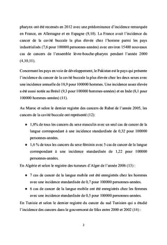 Le cancer de la langue mobile