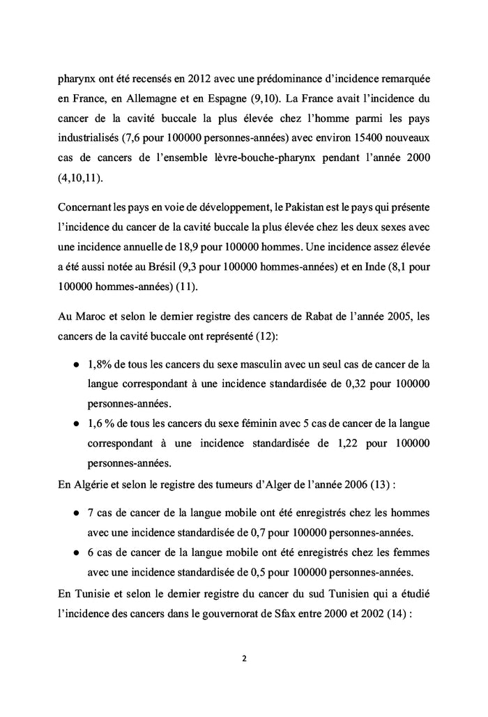 Le cancer de la langue mobile