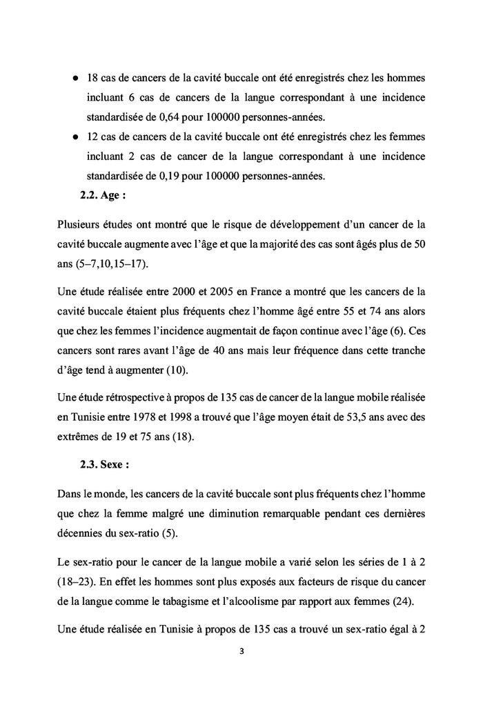 Le cancer de la langue mobile