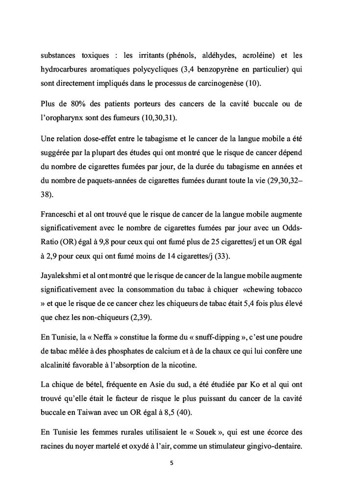 Le cancer de la langue mobile