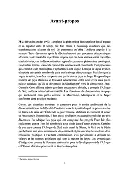 De l'incompatibilité de la démocratie en Afrique. 3e partie