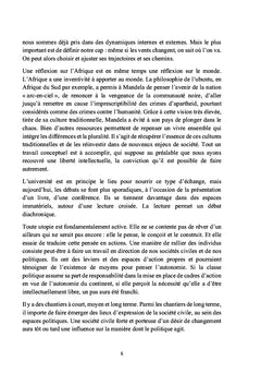 De l'incompatibilité de la démocratie en Afrique. 3e partie