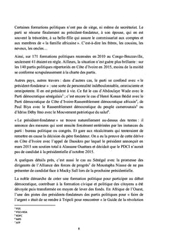 De l'incompatibilité de la démocratie en Afrique. 3e partie