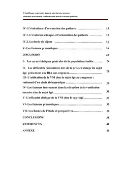 L'insuffisance respiratoire aiguë du sujet âgé aux urgences