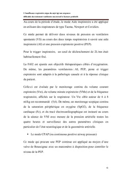 L'insuffisance respiratoire aiguë du sujet âgé aux urgences