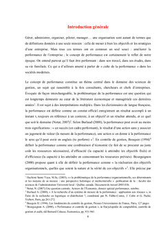 Pilotage de la performance de l'entreprise