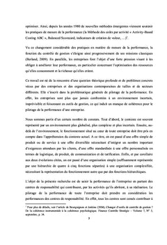 Pilotage de la performance de l'entreprise