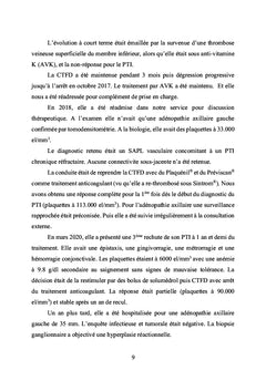 RITUXIMAB AU COURS DE LA THROMBOPENIE IMMUNOLOGIQUE PRIMITIVE
