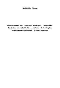 Conflits Familiaux et Enjeux à travers les Romans