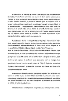 Conflits Familiaux et Enjeux à travers les Romans