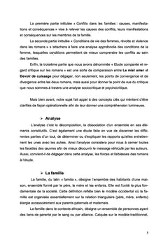 Conflits Familiaux et Enjeux à travers les Romans