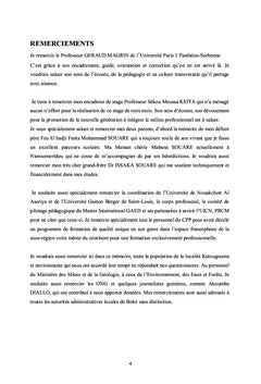 La Régulation environnementale de la Société Minière de Boké