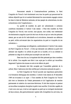 Le Parti Congolais du Travail (1969 à 2015)