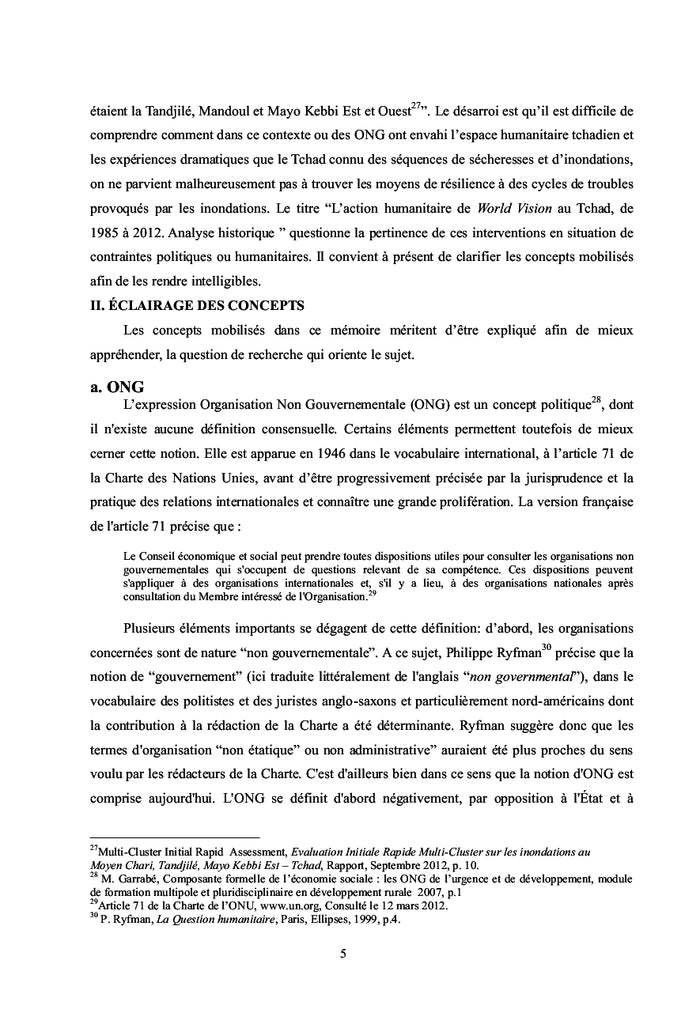 Le développement transformationnel de World Vision au Tchad: