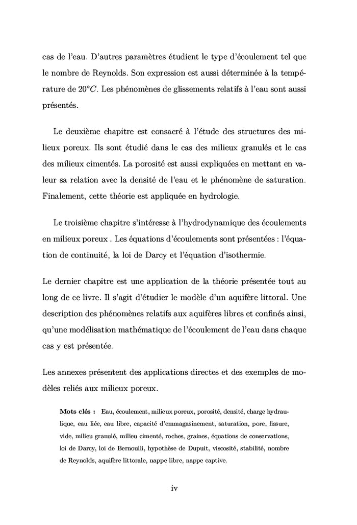 Introduction à l'Hydrogéologie