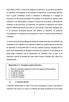 Entretiens individuels et réunions de groupes