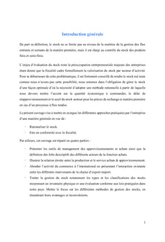 Achats,approvisionnement, gestion et évaluation des stocks: Gestion des stocks toute nature