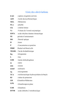 Mélatonine et stress oxydatif