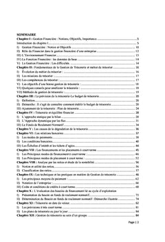 Gestion de Trésorerie des entreprises et des organismes publics