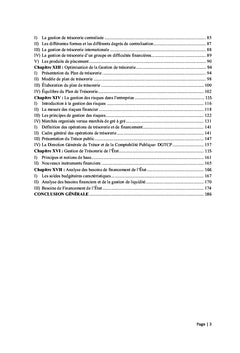 Gestion de Trésorerie des entreprises et des organismes publics