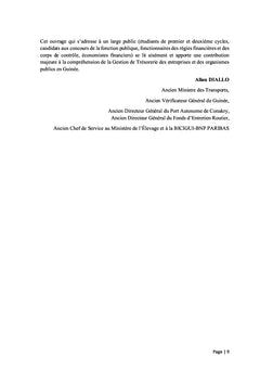Gestion de Trésorerie des entreprises et des organismes publics