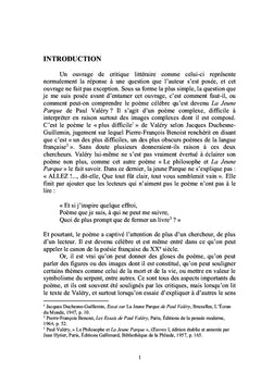 La Jeune Parque de Paul Valéry Lectures successives