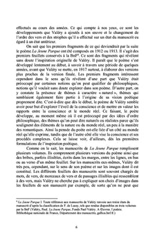La Jeune Parque de Paul Valéry Lectures successives