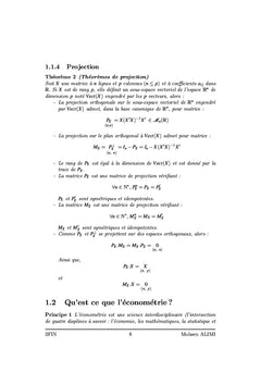 Initiation à l'Économétrie Générale Tome I