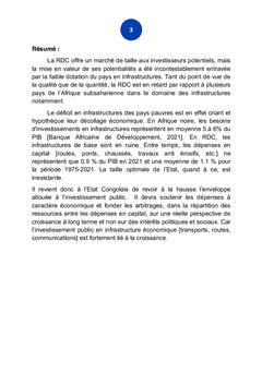 Incidence du capital public sur la croissance économique en RD Congo