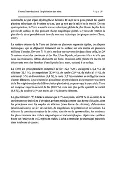 Introduction a l'exploitation des mines