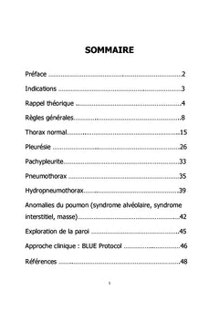 L'essentiel en échographie thoracique