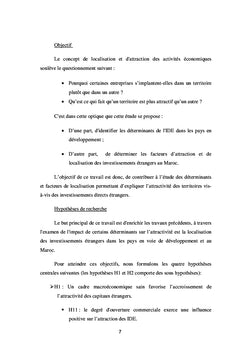 Localisation et attractivité territoriale des IDE