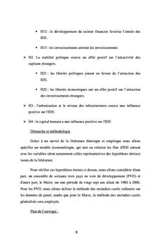 Localisation et attractivité territoriale des IDE