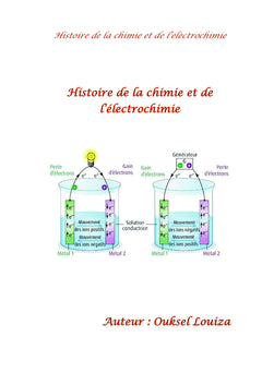 Histoire de la chimie et de l'électrochimie