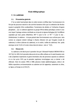 Effet protecteur del' -tocophérol contre la toxicité du cadmium