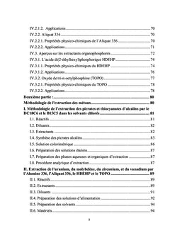 Extraction de l'Uranium et des métaux connexes du Niger